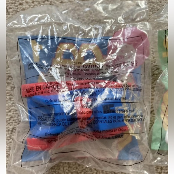 McDonald’s Marvel Superheroes Spiderman & Storm Happy Meal Toy 1996 - Picture 5 of 6